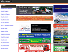 Tablet Screenshot of mudanza.cl